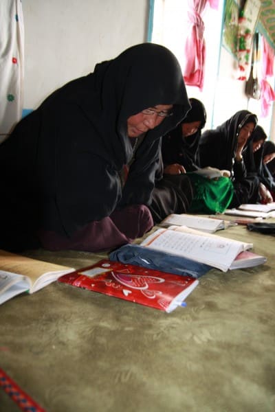 Islamic Relief's Women's education project, Afghanistan
